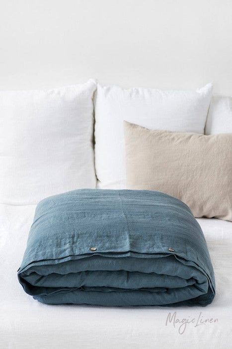 Gray Blue Duvet cover: US King