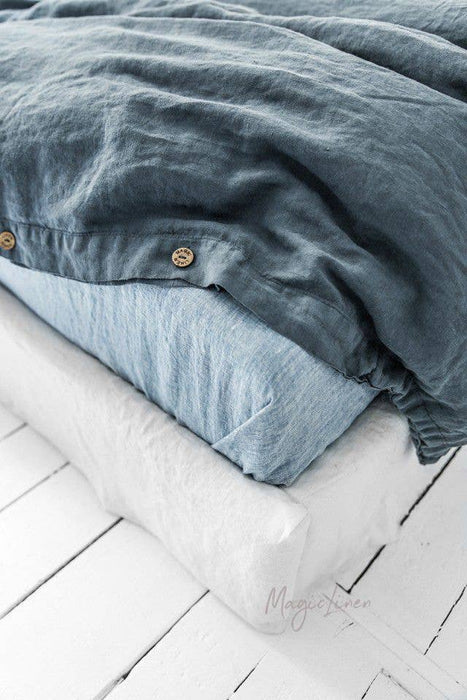 Gray Blue Duvet cover: US King