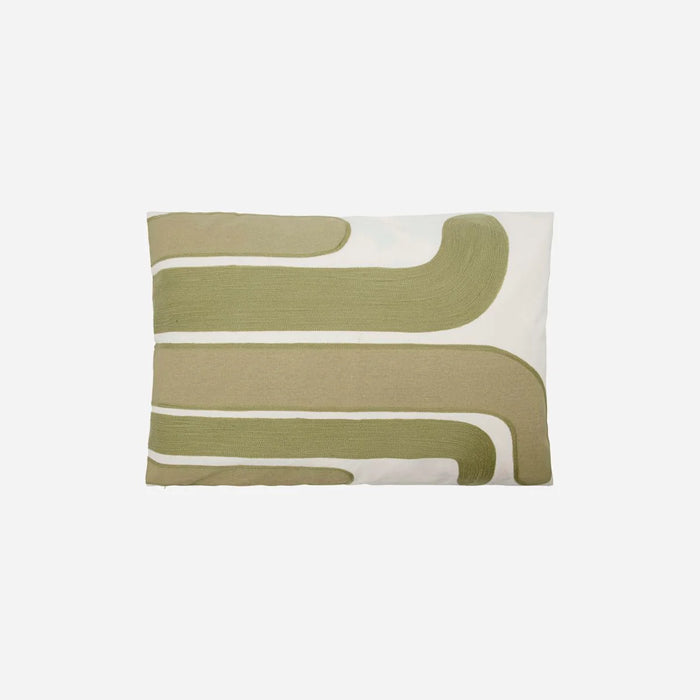 Curve Sand Lumbar Throw Pillow