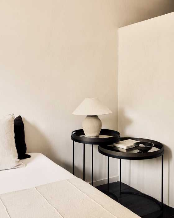 Tray Side Table Set - Round