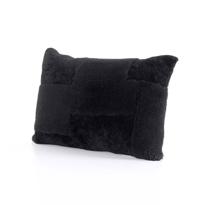 Patchwork Shearing Lumbar Pillow