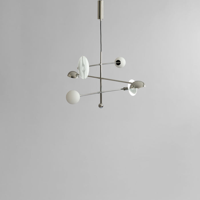 101 Copenhagen Sahn Chandelier - Chrome 5m, (UL/NA)