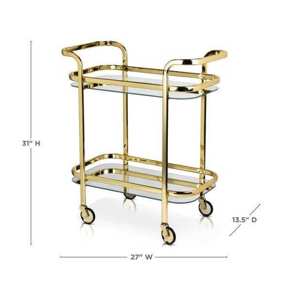 Belmont: Gold Bar Cart - Showroom