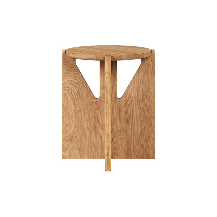 Kristina Dam Studio Stool, Dark Oiled Oak