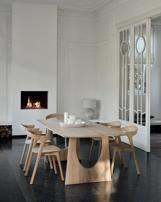 Geometric Dining Table - Oak