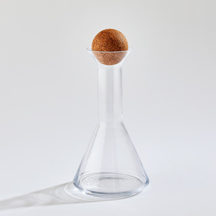 Chemistry Triangle Decanter w/ Cork Stopper