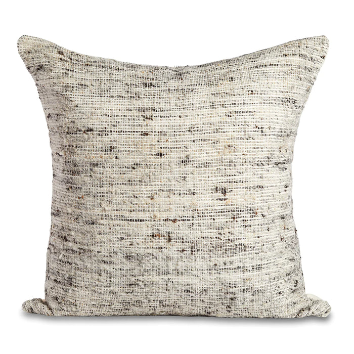 Chunky Wool Pillow - Grey
