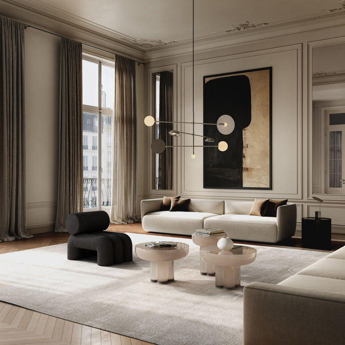 101 Copenhagen Sahn Chandelier - Chrome 5m, (UL/NA)