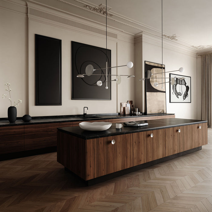 101 Copenhagen Sahn Chandelier - Chrome 5m, (UL/NA)