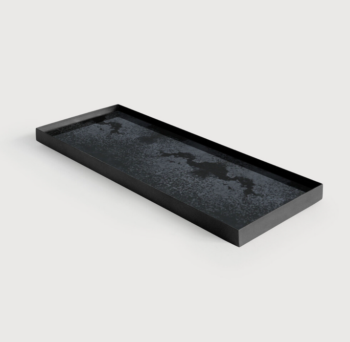 Aged Glass Valet Tray