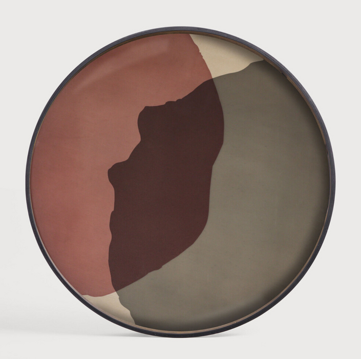 Combined Dots Glass Tray