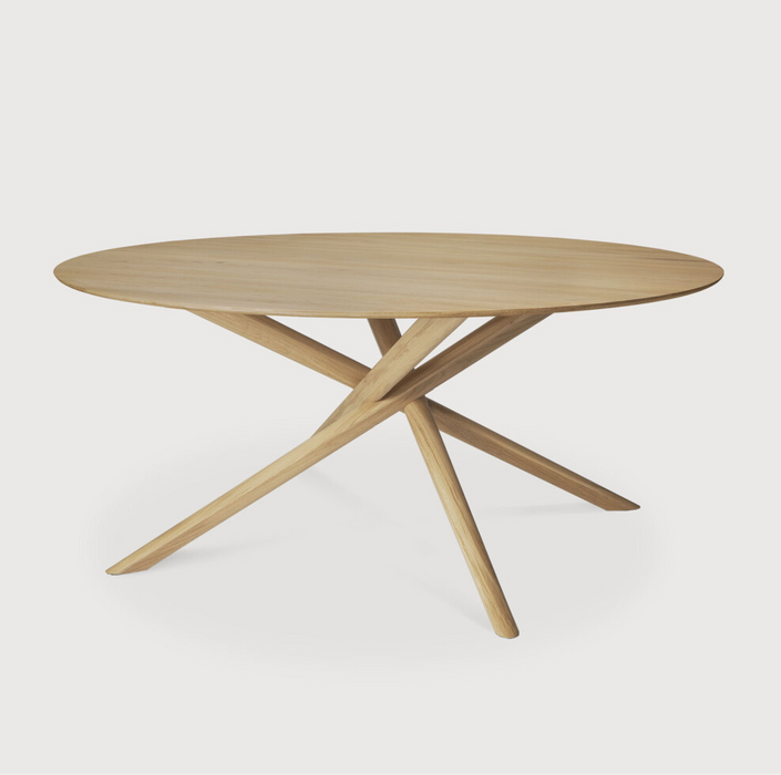 Mikado Round Dining Table - Oak