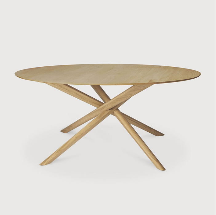 Mikado Round Dining Table - Oak