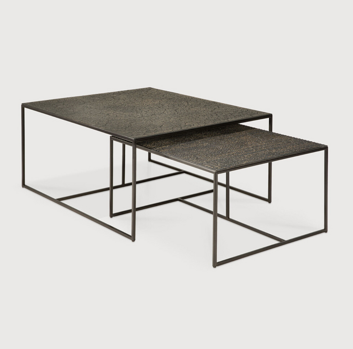 Pentagon Nesting Coffee Table Set