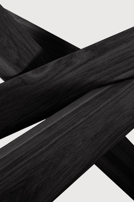 Mikado Oval Dining Table - Oak Black