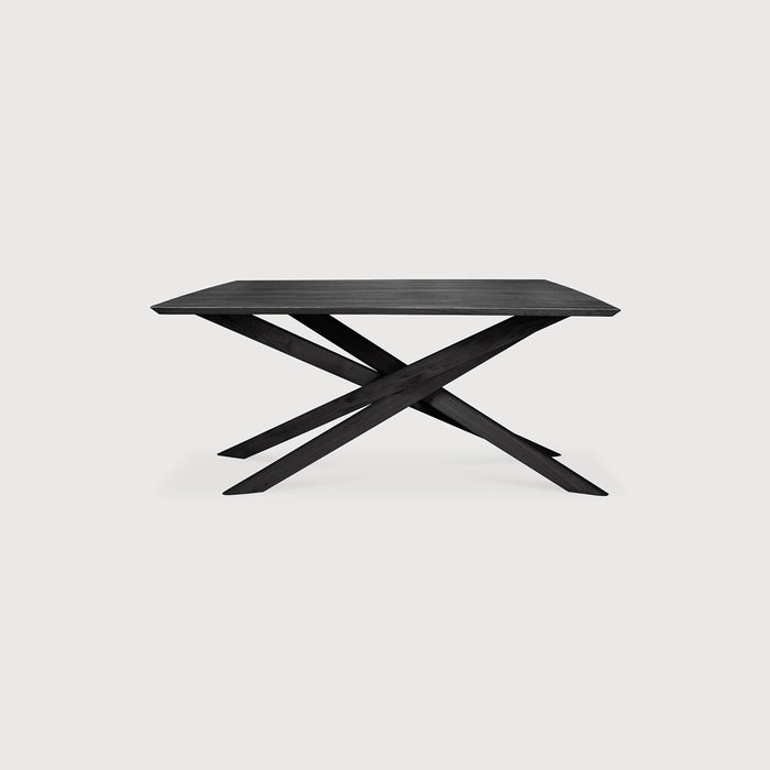 Mikado Rectangular Dining Table - Oak Black
