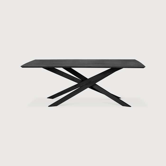 Mikado Rectangular Dining Table - Oak Black