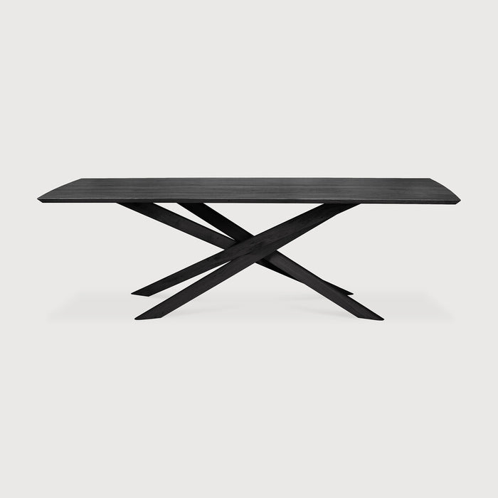 Mikado Rectangular Dining Table - Oak Black
