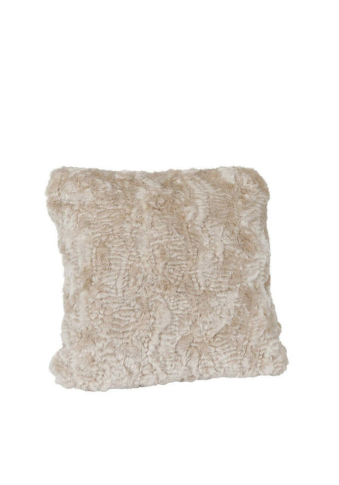 Vintage Persian Lamb Faux Fur Pillow