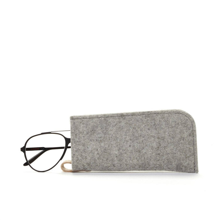 Felt Eyeglass Sleeve: Granite