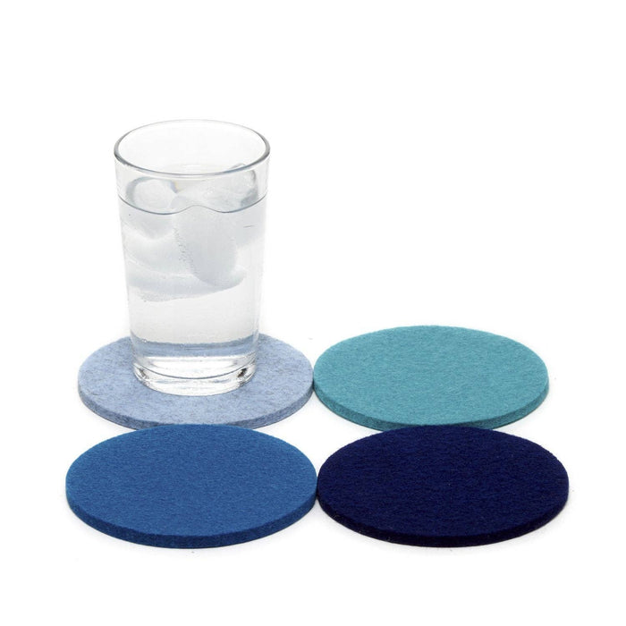 Bierfilzl Round Coaster Multi 4 Pack: Ocean