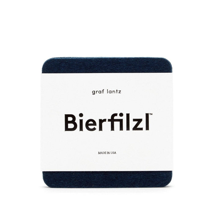 Wool Felt Square Coasters - Marine
