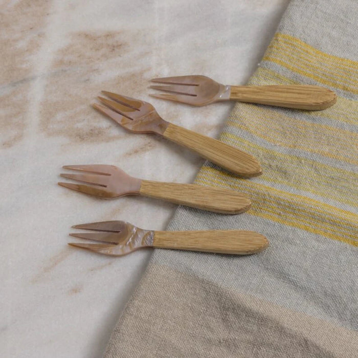 Serin Shell Cocktail Forks
