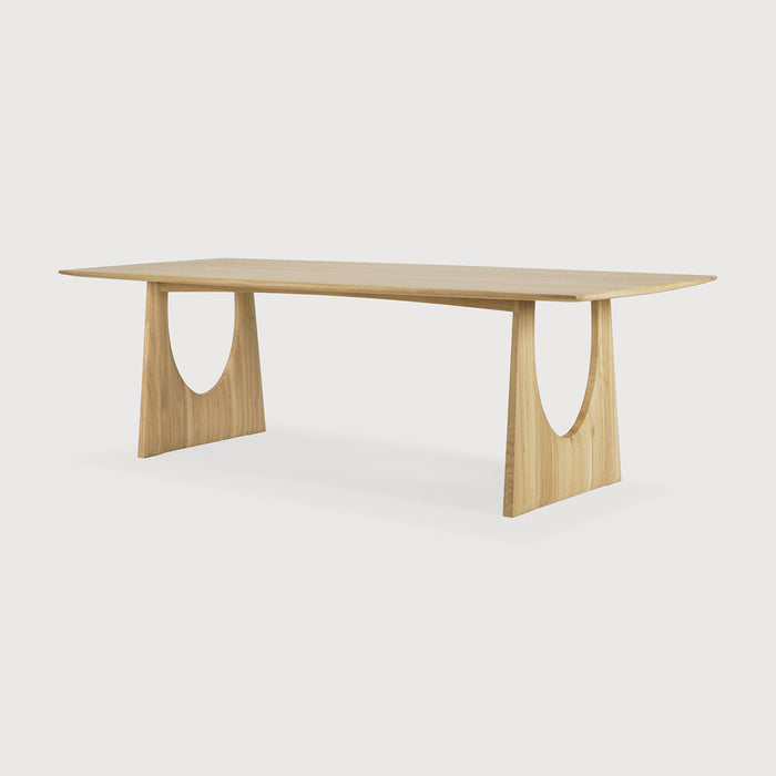 Geometric Dining Table - Oak