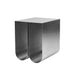 Curved side table stainless steel kristina dam studio