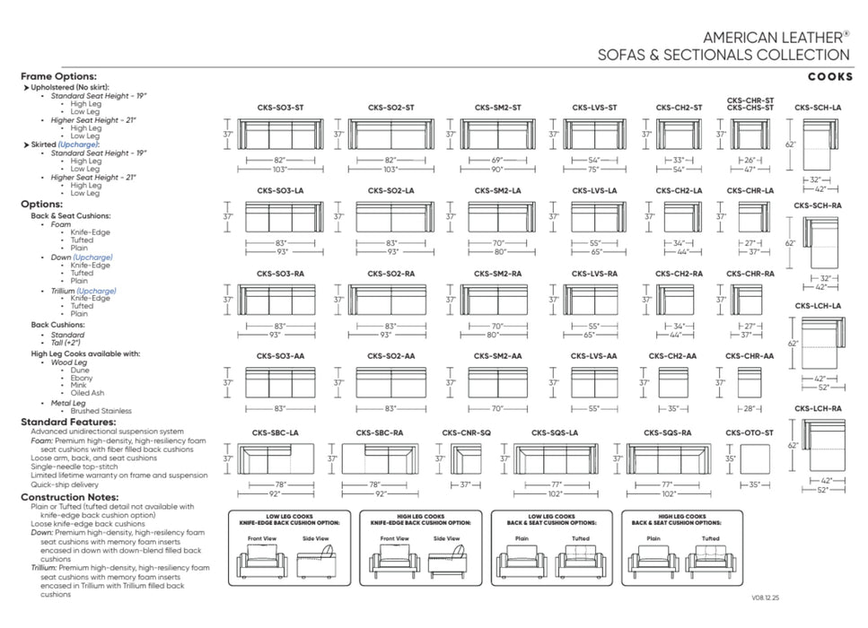 Cooks Sofa & Sectional