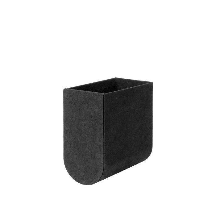 Kristina Dam Studio Curved Wall Shelf Box, Black, XXS