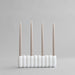 Tube Candle Holder, Big - Bone White - 101 CPH
