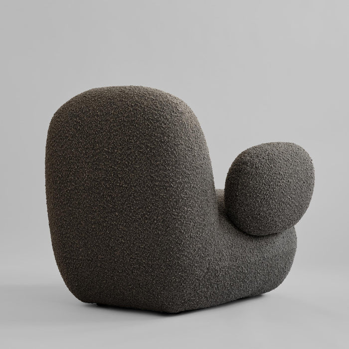 101 Copenhagen Toe Armchair, Flat - Deep Taupe (A2635)