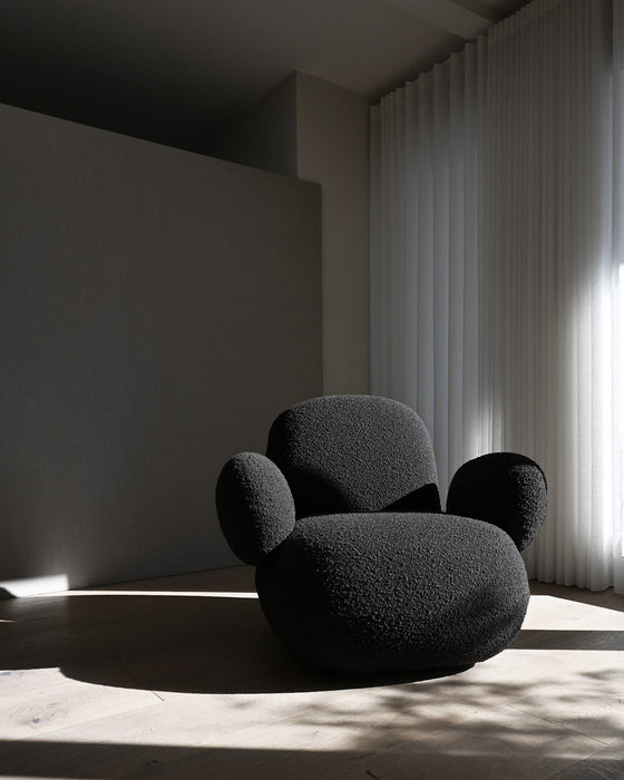 101 Copenhagen Toe Armchair, Flat - Deep Taupe (A2635)