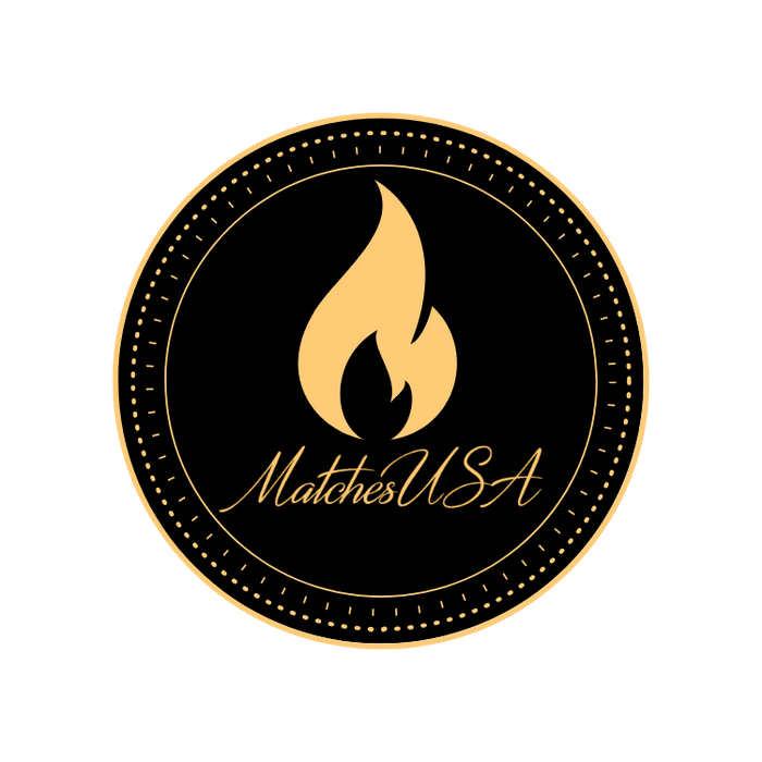 Helix Match Cloche | Unique Gift Set | Matches Included!: White Matches