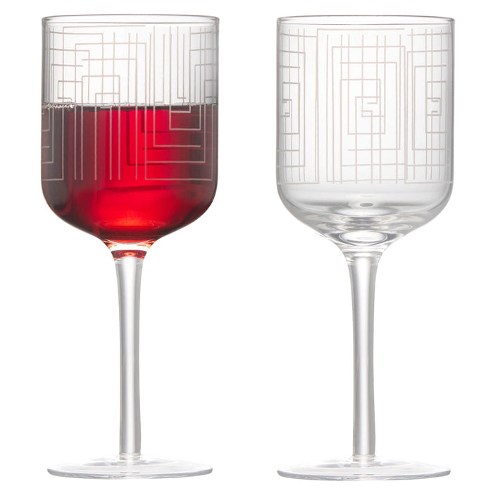 Maze Wine Glasses - Set of 2