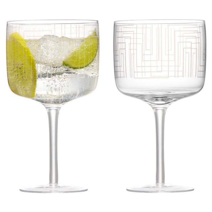 Maze Gin Glasses - Set of 2