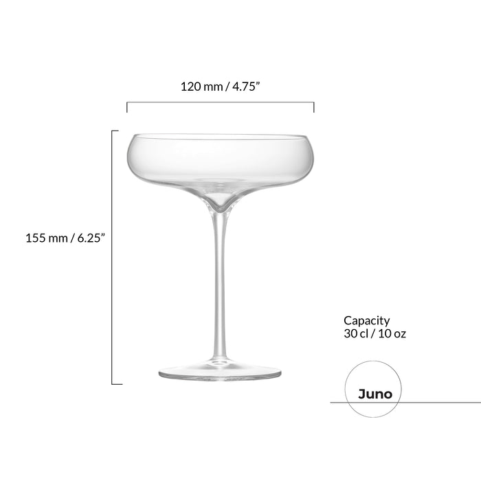 Juno Champagne Coupes - Set of 2