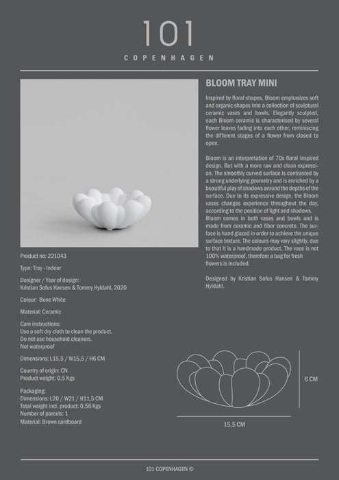 Bloom Tray, Mini - Bone White - 101 CPH