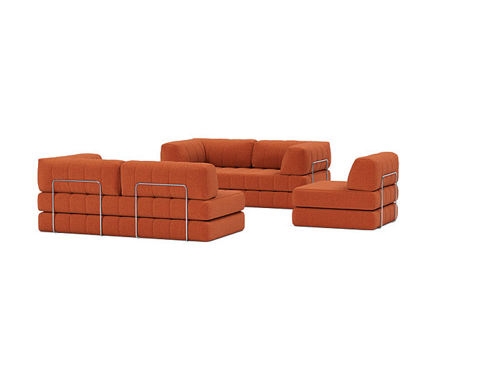CozyPad Sleeper Sofa Corner with Arms
