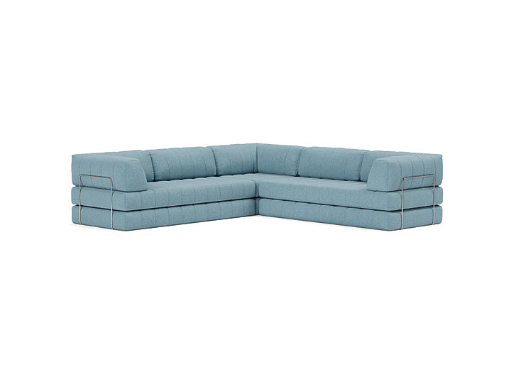 CozyPad Sleeper Sofa Corner with Arms