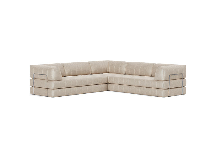 CozyPad Sleeper Sofa Corner with Arms