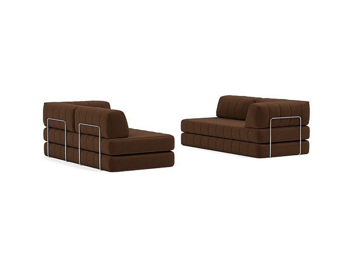CozyPad Sleeper Sofa L-Shape with Arms