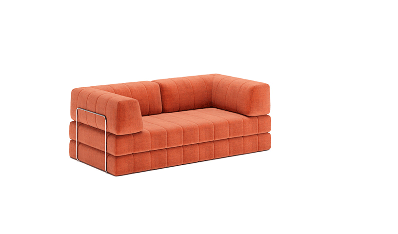 CozyPad Sleeper Sofa with Arms