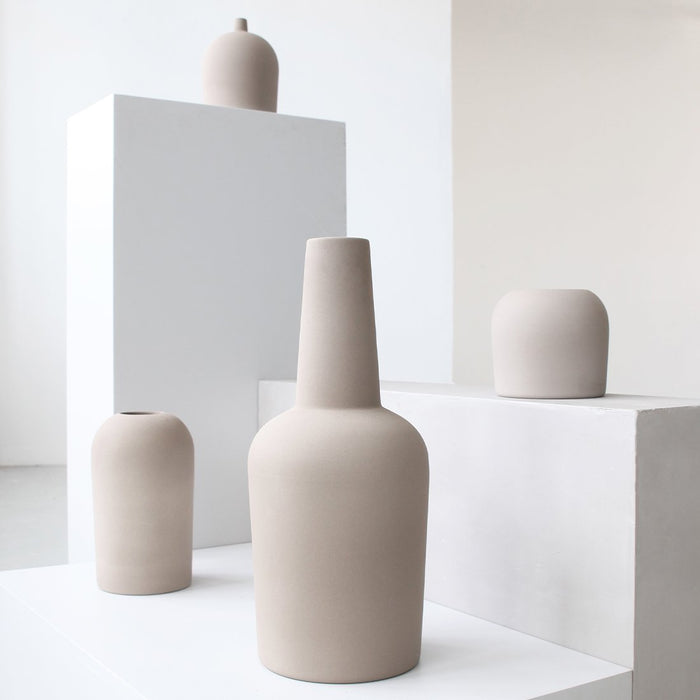 Terracotta vase collection beautiful designed by Kristina Dam Studio