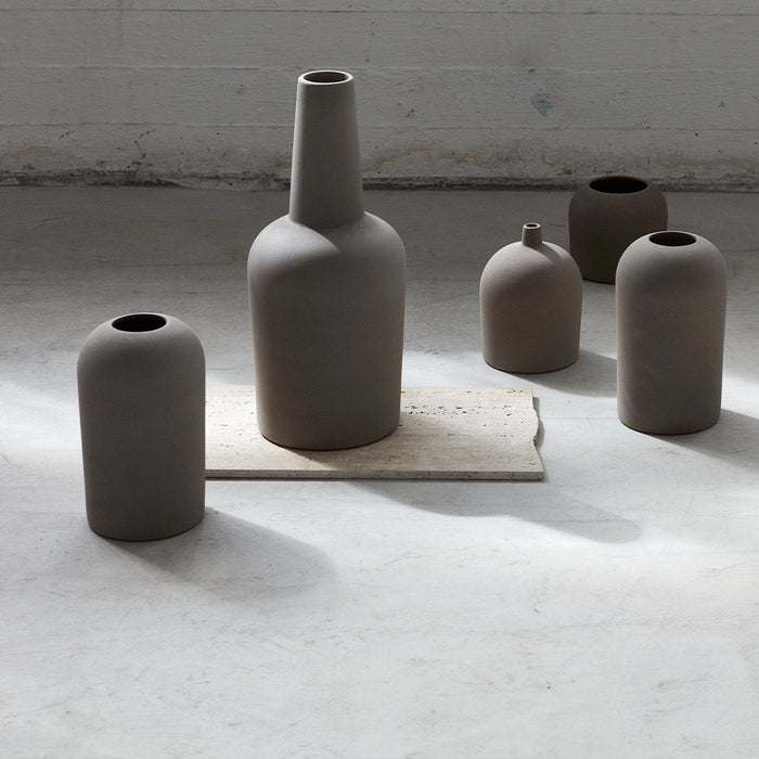 Decorative terracotta Dome vase from danish design brand Kristina Dam studio