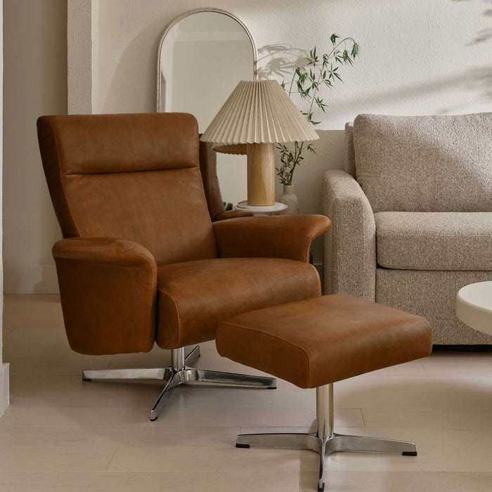 Harlowe Recliner & Footstool