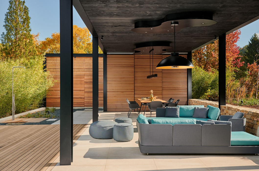 Dome Pendant: Outdoor Light with Heating