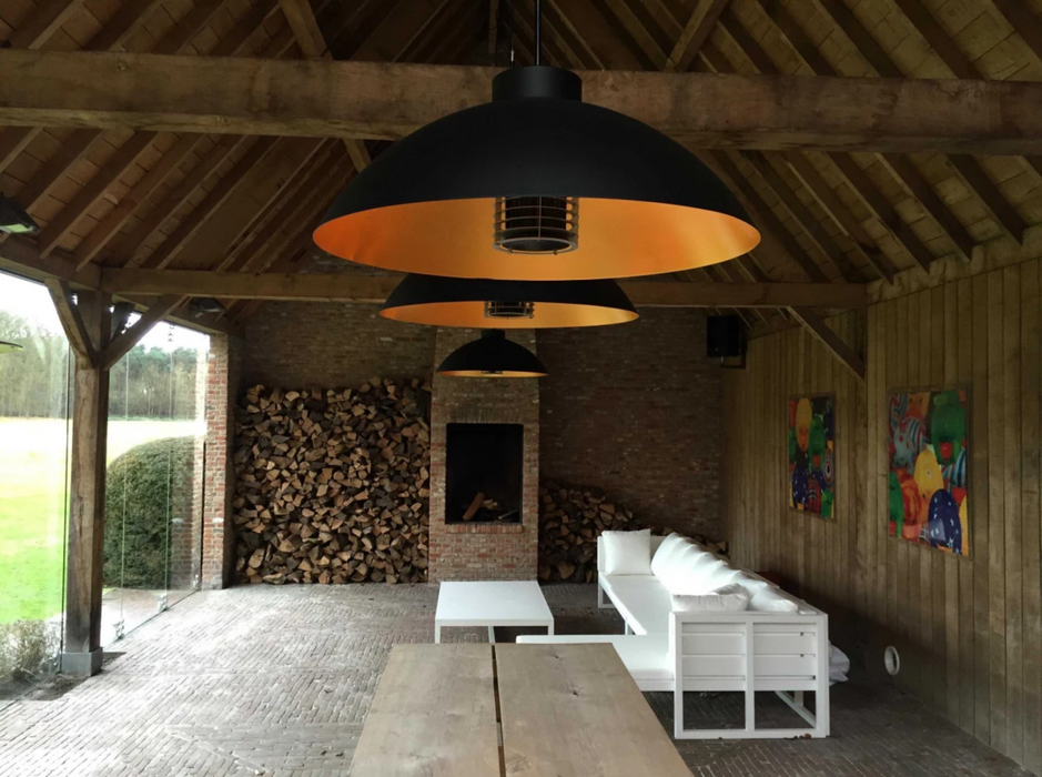 Dome Pendant: Outdoor Light with Heating