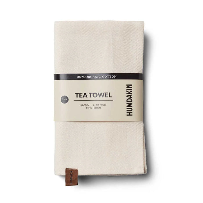 Organic Tea Towel - Shell